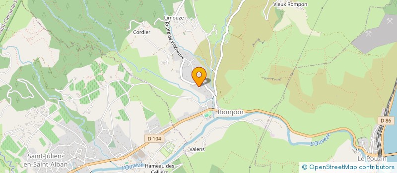 localisation de l'entreprise SARL EQUIP'CLUB à ROMPON