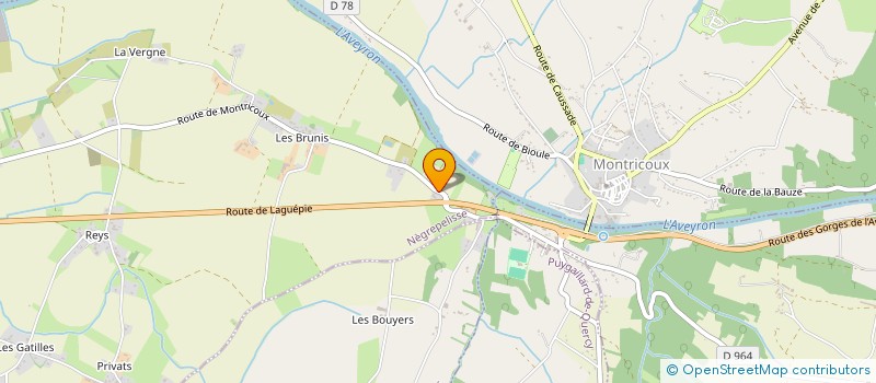 localisation de l'entreprise SARL EQUIP GARAGE  NEGREPELISSE