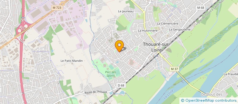 localisation de l'entreprise SARL EQUIP'SPORTS à CARQUEFOU