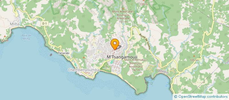 localisation de l'entreprise SARL EQUIPELEC MAYOTTE à M'TSANGAMOUJI