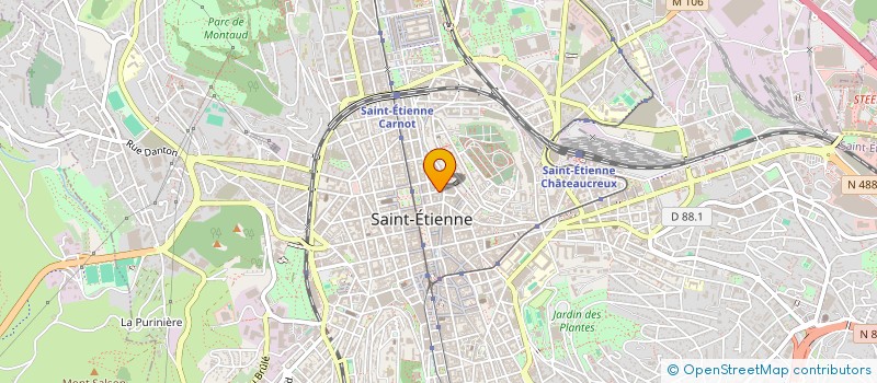 localisation de l'entreprise SARL ER LJ LE BUL  SAINT-ETIENNE