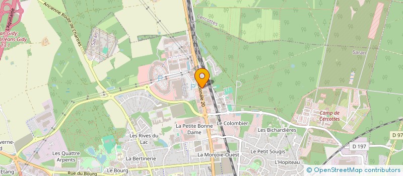 localisation de l'entreprise SARL ERAC à SARAN
