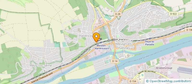 localisation de l'entreprise SARL ERB  HARDRICOURT