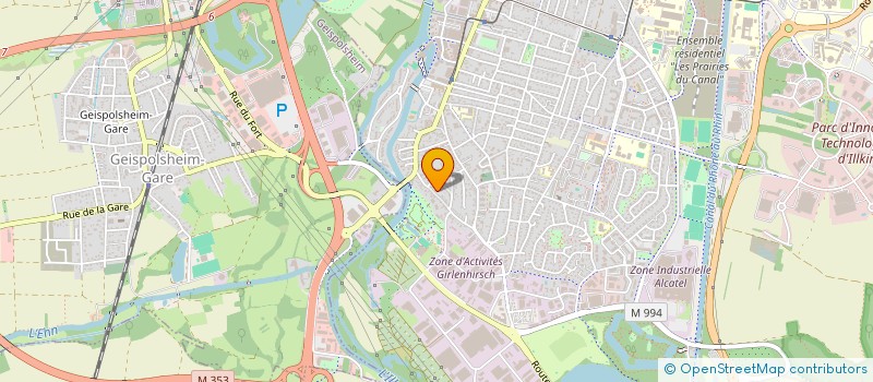 localisation de l'entreprise SARL ERBSCHAFT  ILLKIRCH GRAFFENSTADEN