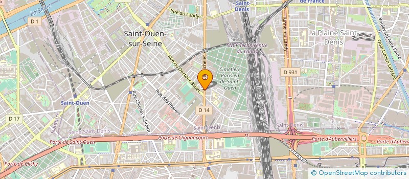 localisation de l'entreprise SARL ERDEM à SAINT-OUEN-SUR-SEINE