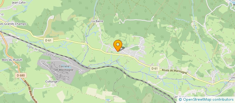 localisation de l'entreprise SARL ERE CLIM PROCESS à SAINT-SERNIN-DU-BOIS