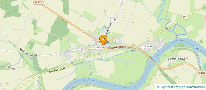 localisation de l'entreprise SARL EREN à VERDUN-SUR-LE-DOUBS