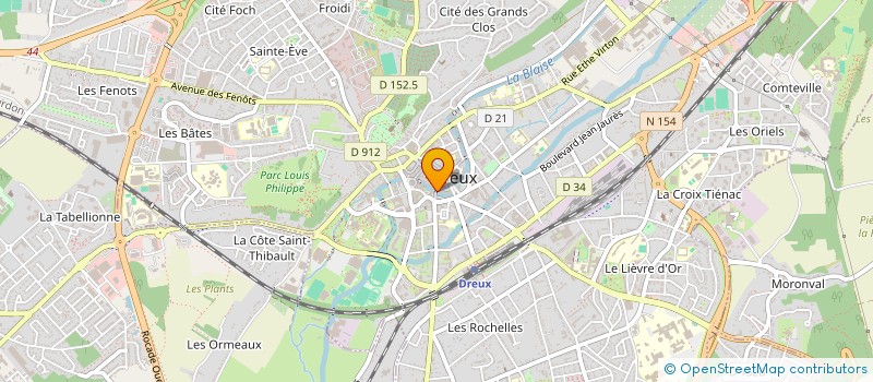 localisation de l'entreprise SARL EREN COIFFURE à DREUX
