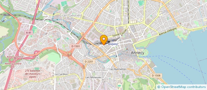 localisation de l'entreprise SARL ERETH à ANNECY