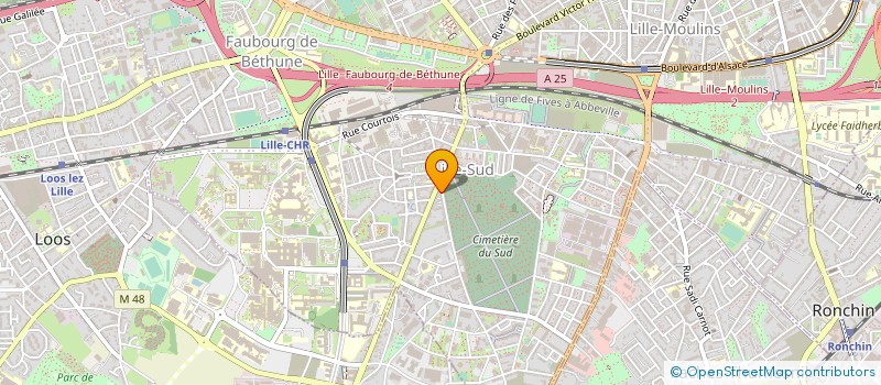 localisation de l'entreprise SARL ERFA à LILLE