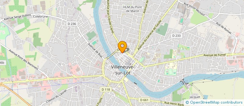 localisation de l'entreprise SARL ERGINE  VILLENEUVE-SUR-LOT