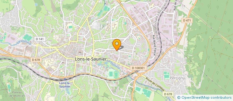 localisation de l'entreprise SARL ERIC BONIN à LONS-LE-SAUNIER