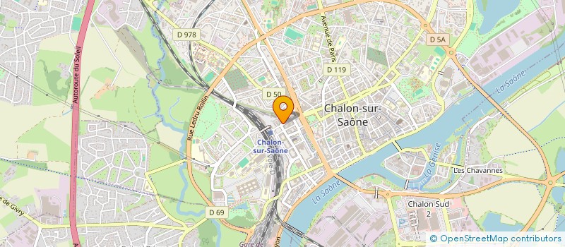 localisation de l'entreprise SARL ERIC CHEBAUT LOISIRS à CHALON-SUR-SAONE