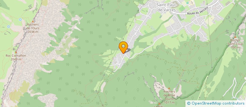 localisation de l'entreprise SARL ERIC DEMENAGEMENT  VARCES-ALLIERES-ET-RISSET