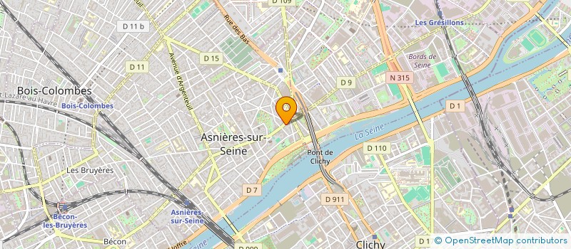 localisation de l'entreprise SARL ERIC HODEBOURG à ASNIERES-SUR-SEINE