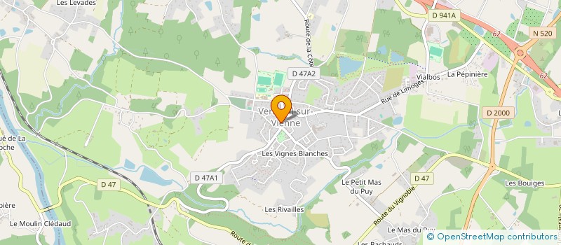 localisation de l'entreprise SARL ERIC LAGUENY à VERNEUIL-SUR-VIENNE