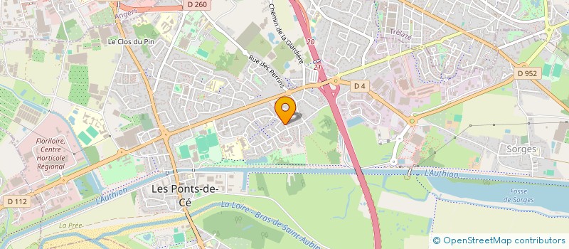 localisation de l'entreprise SARL ERIC LIVRON à LES PONTS-DE-CE