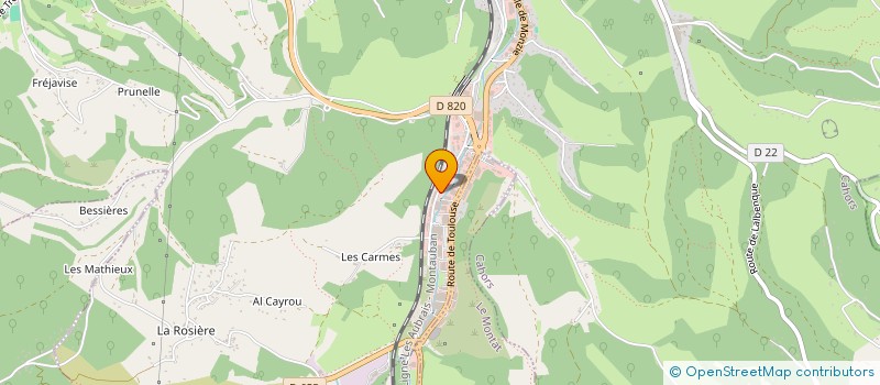 localisation de l'entreprise SARL ERIC MACARIE AUTOMOBILES  CAHORS