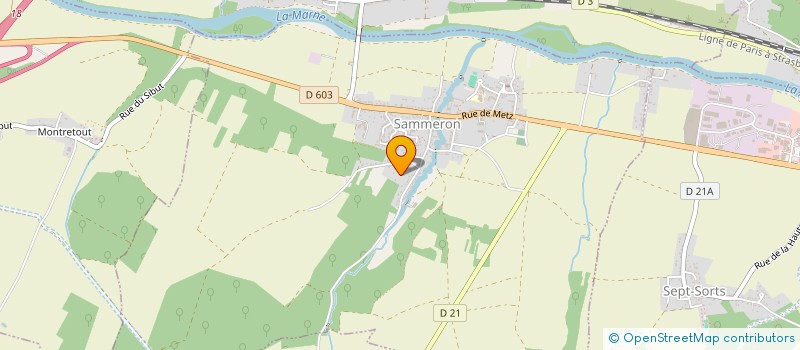 localisation de l'entreprise SARL ERIC MOREAU  SAMMERON