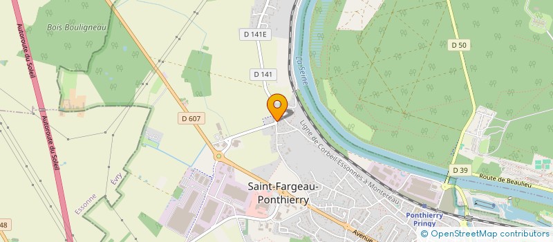 localisation de l'entreprise SARL ERIC MULLER  SAINT-FARGEAU-PONTHIERRY