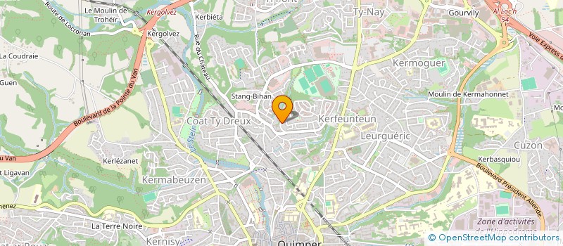 localisation de l'entreprise SARL ERIC NIVEZ à QUIMPER