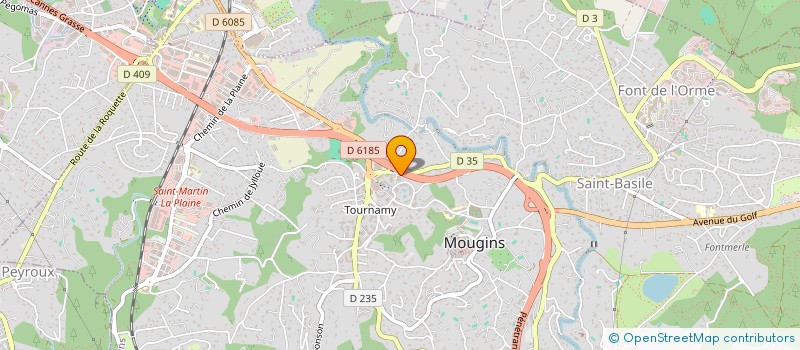 localisation de l'entreprise SARL ERIC RENOVATION à MOUGINS