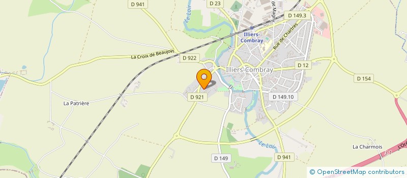 localisation de l'entreprise SARL ERIC SERVAIS à ILLIERS-COMBRAY