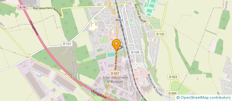 localisation de l'entreprise SARL ERIDANE  MERU