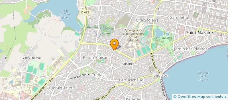 localisation de l'entreprise SARL ERLAND à SAINT-NAZAIRE