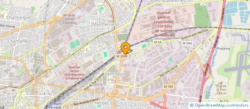 localisation de l'entreprise SARL ERMI BOIS à CLERMONT-FERRAND
