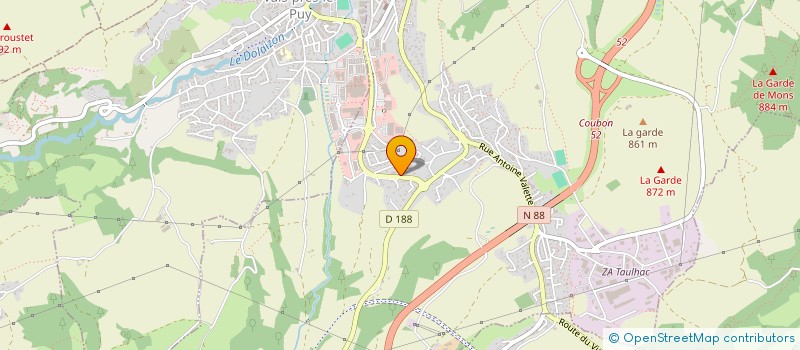 localisation de l'entreprise SARL ERMIN KLJAJIC  LE PUY-EN-VELAY