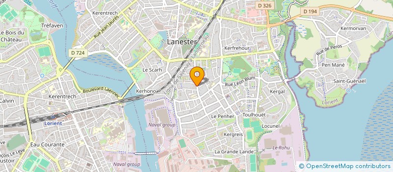 localisation de l'entreprise SARL ERNA  LANESTER