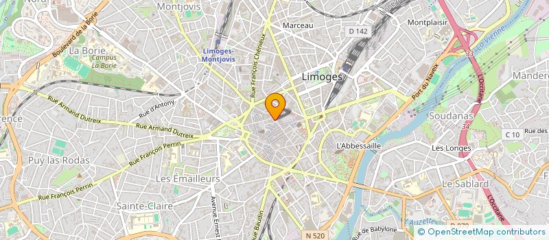 localisation de l'entreprise SARL ERS à LIMOGES