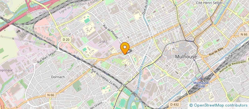 localisation de l'entreprise SARL ERSOY TRANSPORT  MULHOUSE