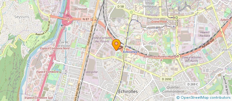 localisation de l'entreprise SARL ERTE à ECHIROLLES