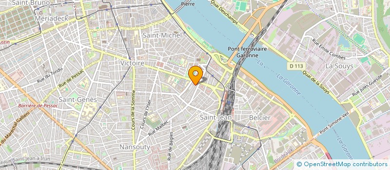 localisation de l'entreprise SARL ESA AQUITAINE à BORDEAUX