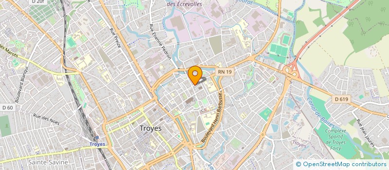 localisation de l'entreprise SARL ESB ETUDES SERVICES BATIMENT à TROYES