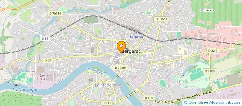 localisation de l'entreprise SARL ESCALE PETIT BATEAU à BERGERAC