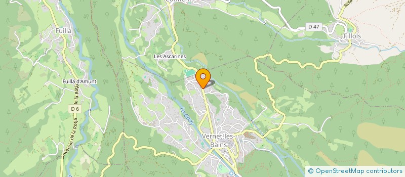 localisation de l'entreprise SARL ESCALINE à VERNET-LES-BAINS