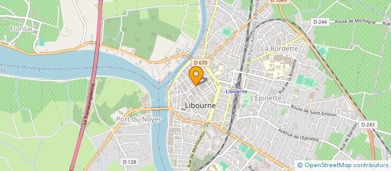 localisation de l'entreprise SARL ESCAPADE à LIBOURNE