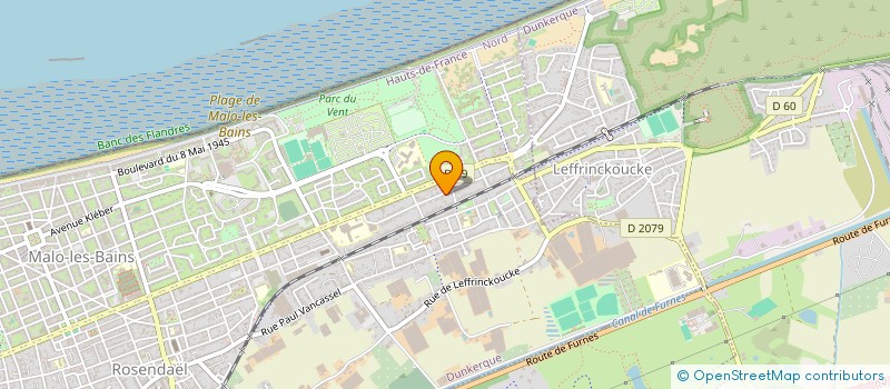 localisation de l'entreprise SARL ESCAPADE à DUNKERQUE