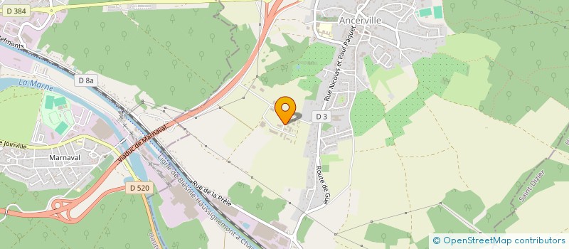 localisation de l'entreprise SARL ESCI  ANCERVILLE