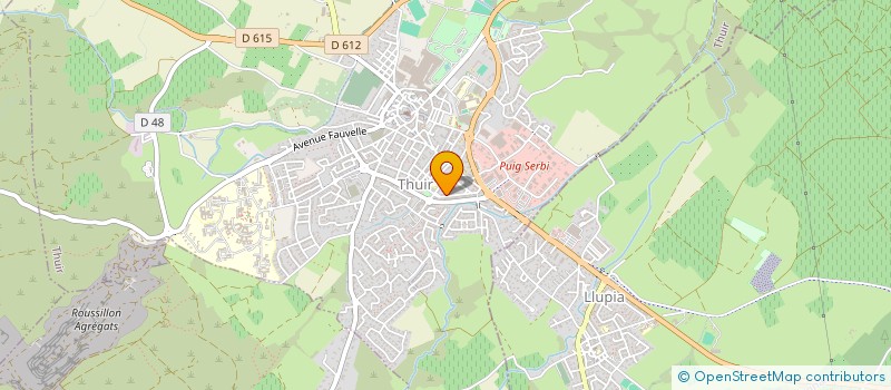 localisation de l'entreprise SARL ESCUDER MENUISERIE à THUIR