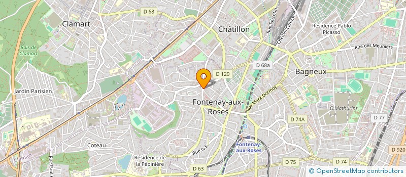 localisation de l'entreprise SARL ESG NETTOYAGE à FONTENAY AUX ROSES