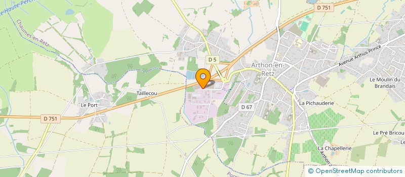 localisation de l'entreprise SARL ESH  CHAUMES-EN-RETZ