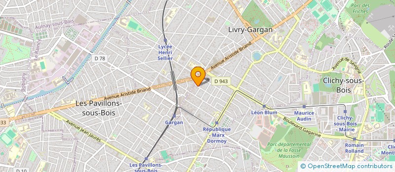 localisation de l'entreprise SARL ESHELTAL  LIVRY-GARGAN