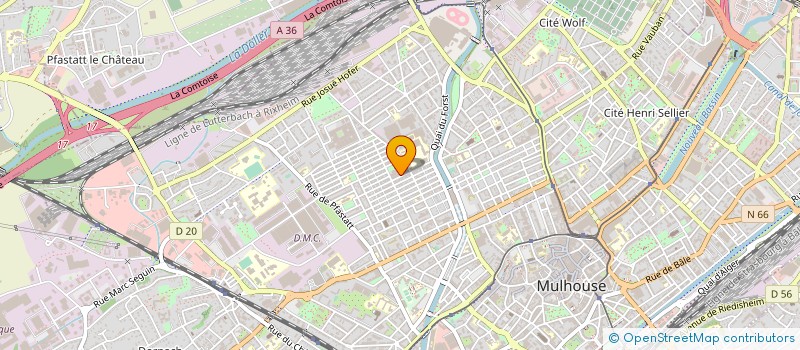 localisation de l'entreprise SARL ESKIF  MULHOUSE