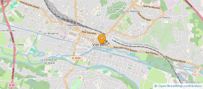 localisation de l'entreprise SARL ESML  VIERZON