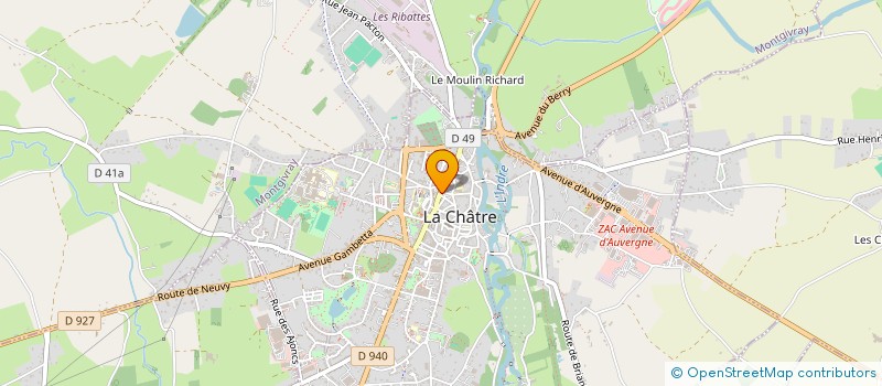 localisation de l'entreprise SARL ESPACE 101 à LA CHATRE