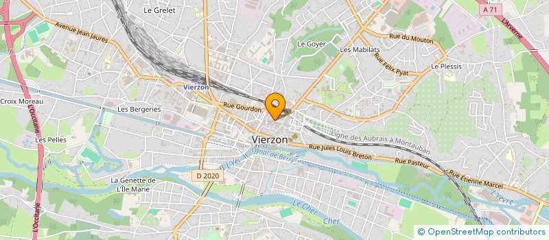 localisation de l'entreprise SARL ESPACE 18  VIERZON